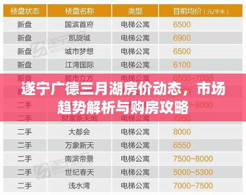 遂宁广德三月湖房价动态，市场趋势解析与购房攻略