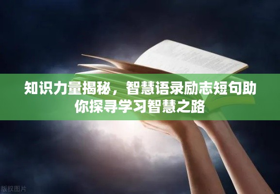 知识力量揭秘，智慧语录励志短句助你探寻学习智慧之路