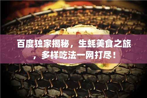 百度独家揭秘，生蚝美食之旅，多样吃法一网打尽！