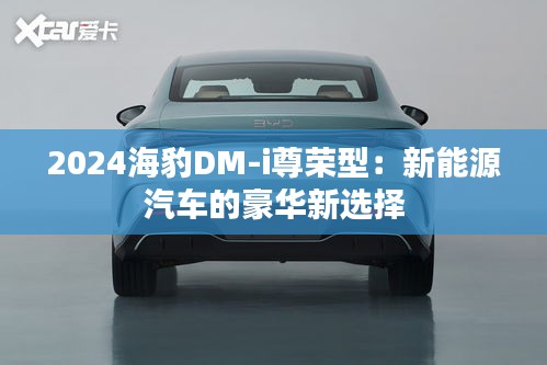 2024海豹DM-i尊荣型：新能源汽车的豪华新选择