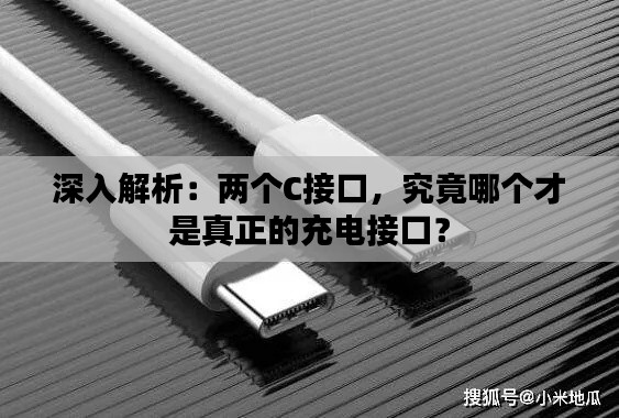 深入解析：两个C接口，究竟哪个才是真正的充电接口？