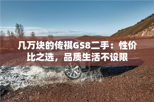 几万块的传祺GS8二手：性价比之选，品质生活不设限