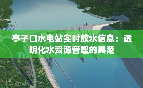 亭子口水电站实时放水信息：透明化水资源管理的典范