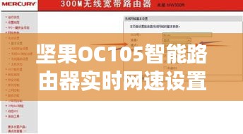 坚果OC105智能路由器实时网速设置指南