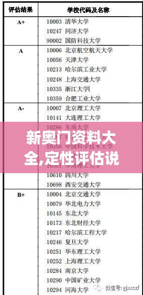 新奥门资料大全,定性评估说明_HDR版3.865