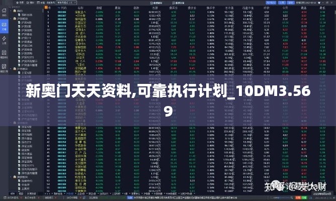 新奥门天天资料,可靠执行计划_10DM3.569