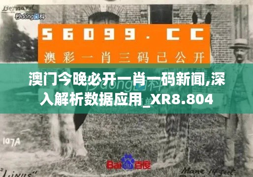 澳门今晚必开一肖一码新闻,深入解析数据应用_XR8.804