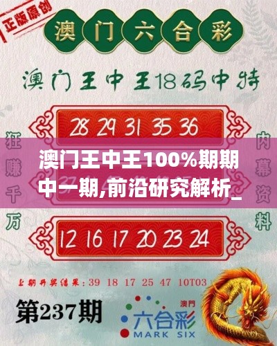 澳门王中王100%期期中一期,前沿研究解析_开发版14.921