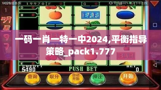 一码一肖一特一中2024,平衡指导策略_pack1.777