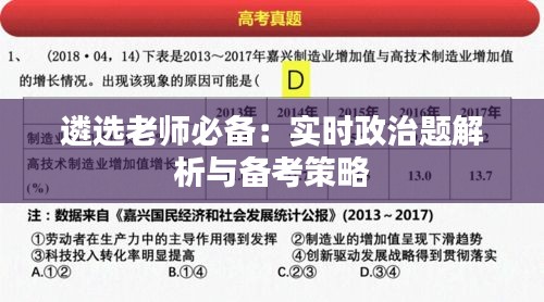 遴选老师必备：实时政治题解析与备考策略