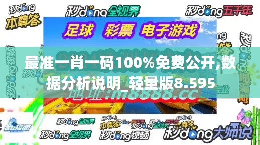 最准一肖一码100%免费公开,数据分析说明_轻量版8.595