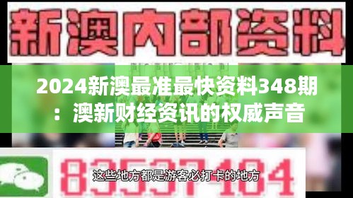 2024新澳最准最快资料348期：澳新财经资讯的权威声音