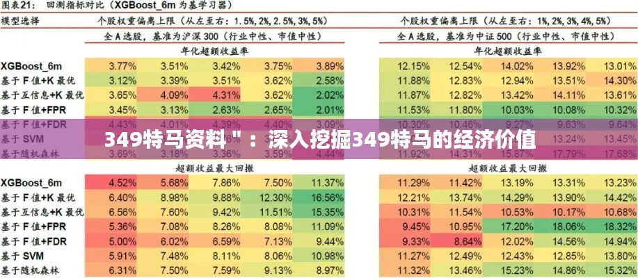 349特马资料＂：深入挖掘349特马的经济价值