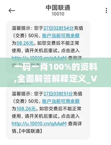 一码一肖100%的资料,全面解答解释定义_VR2.939