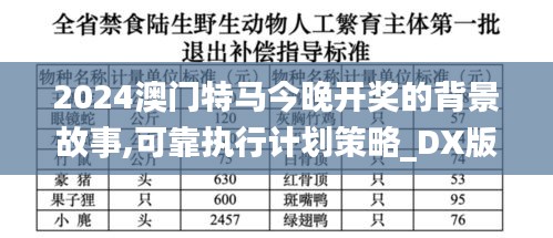 2024澳门特马今晚开奖的背景故事,可靠执行计划策略_DX版110.319