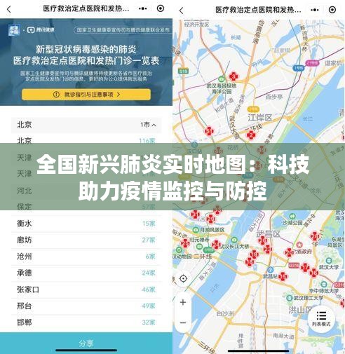 全国新兴肺炎实时地图：科技助力疫情监控与防控