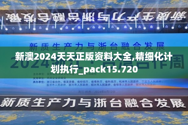 新澳2024天天正版资料大全,精细化计划执行_pack15.720