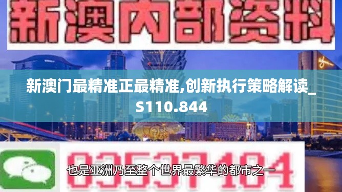 新澳门最精准正最精准,创新执行策略解读_S110.844