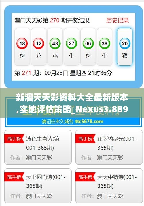 新澳天天彩资料大全最新版本,实地评估策略_Nexus3.889