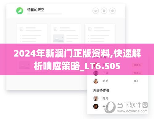 2024年新澳门正版资料,快速解析响应策略_LT6.505