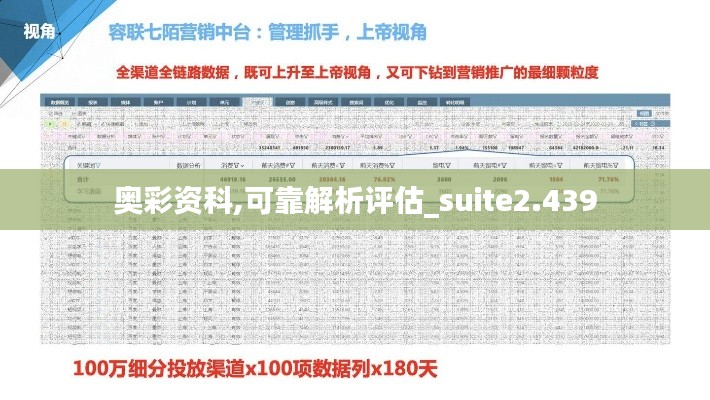 奥彩资科,可靠解析评估_suite2.439