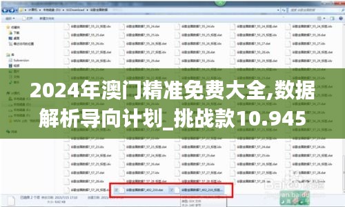 2024年澳门精准免费大全,数据解析导向计划_挑战款10.945