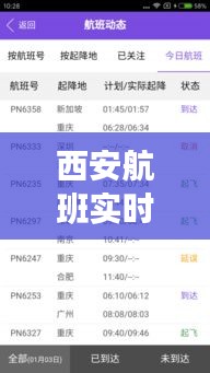西安航班实时查询：掌握飞行动态，轻松出行无忧