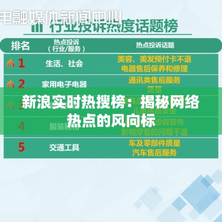 新浪实时热搜榜：揭秘网络热点的风向标