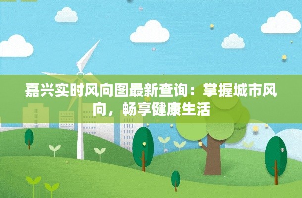 嘉兴实时风向图最新查询：掌握城市风向，畅享健康生活