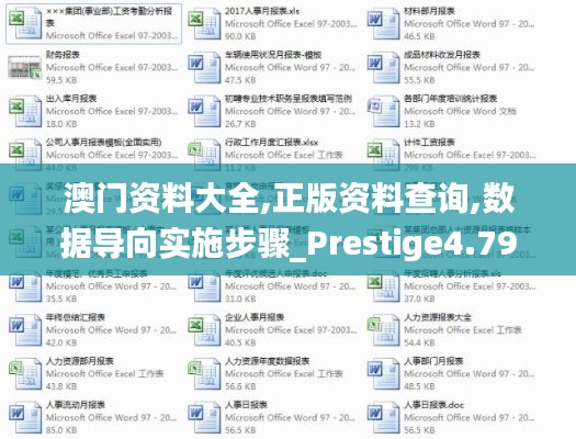 澳门资料大全,正版资料查询,数据导向实施步骤_Prestige4.796