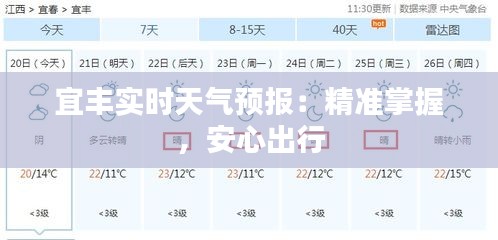 宜丰实时天气预报：精准掌握，安心出行