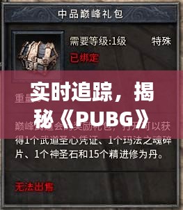 实时追踪，揭秘《PUBG》亚服排名风云变幻