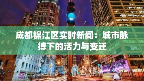 成都锦江区实时新闻：城市脉搏下的活力与变迁