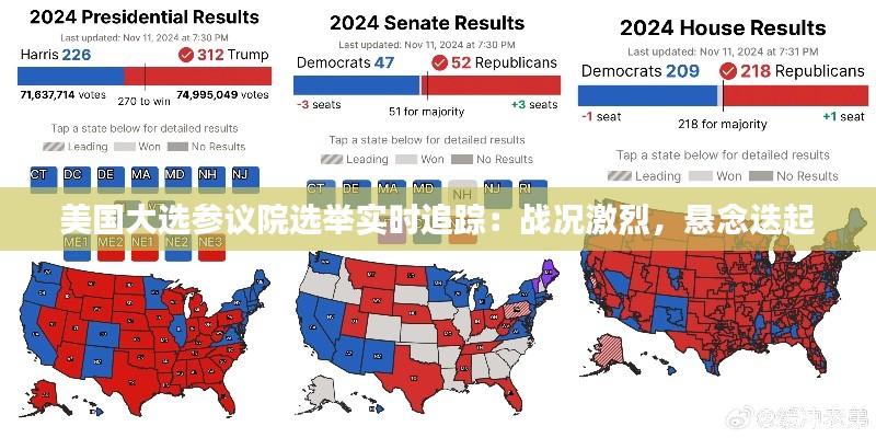 美国大选参议院选举实时追踪：战况激烈，悬念迭起