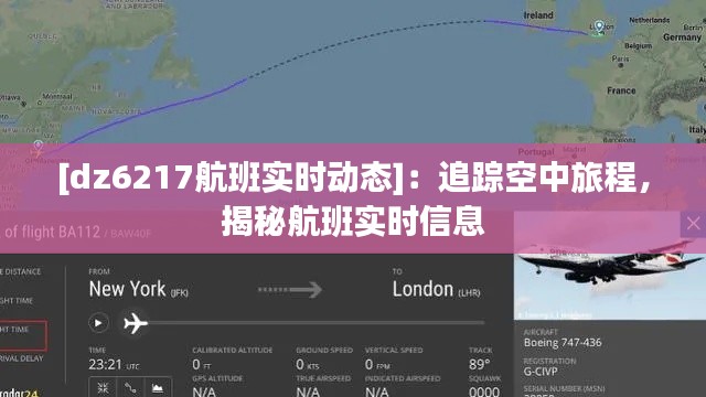 [dz6217航班实时动态]：追踪空中旅程，揭秘航班实时信息