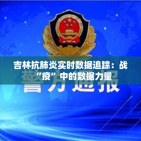 吉林抗肺炎实时数据追踪：战“疫”中的数据力量