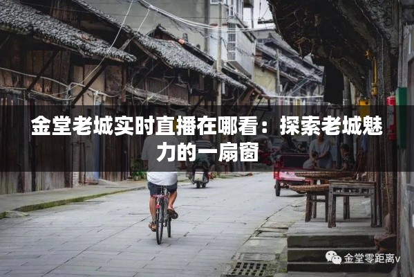 金堂老城实时直播在哪看：探索老城魅力的一扇窗