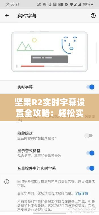 坚果R2实时字幕设置全攻略：轻松实现观影无障碍