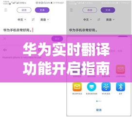 华为实时翻译功能开启指南