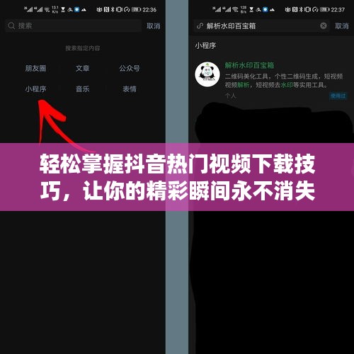 轻松掌握抖音热门视频下载技巧，让你的精彩瞬间永不消失