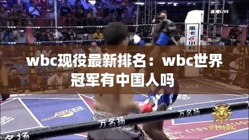 wbc现役最新排名：wbc世界冠军有中国人吗 