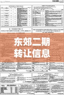 东郊二期转让信息公示最新：东郊二手房信息 