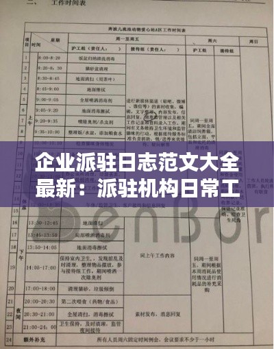 企业派驻日志范文大全最新：派驻机构日常工作内容 