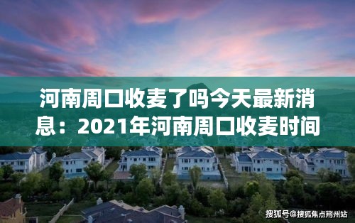 河南周口收麦了吗今天最新消息：2021年河南周口收麦时间 