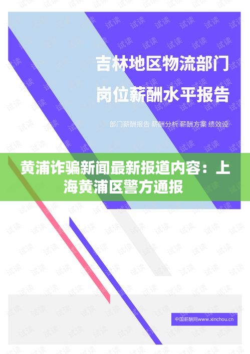 黄浦诈骗新闻最新报道内容：上海黄浦区警方通报 