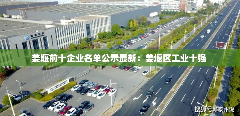 姜堰前十企业名单公示最新：姜堰区工业十强 