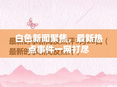 白色新闻聚焦，最新热点事件一网打尽