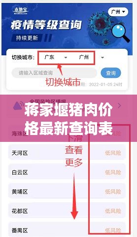 蒋家堰猪肉价格最新查询表，实时更新，一目了然