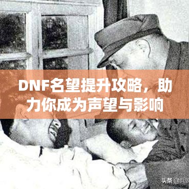 DNF名望提升攻略，助力你成为声望与影响力巅峰的玩家！