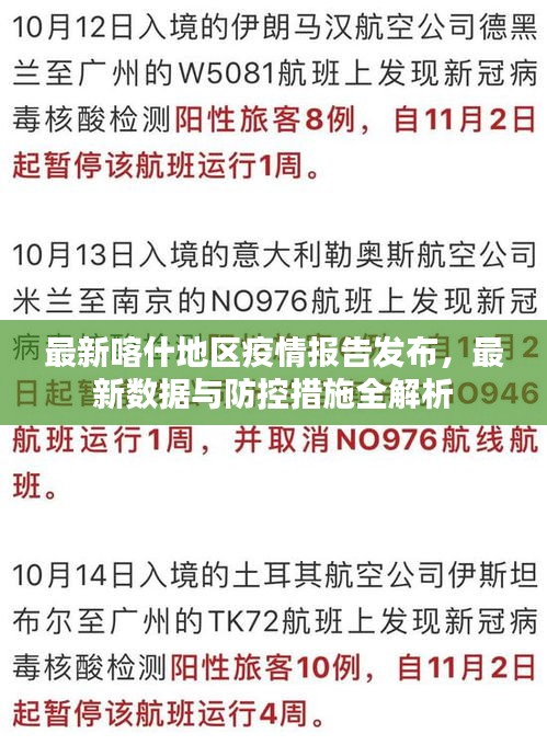 最新喀什地区疫情报告发布，最新数据与防控措施全解析